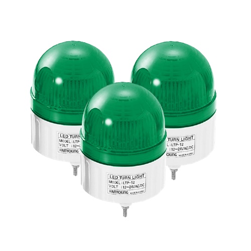 Đèn cảnh báo Hanyoung LTP-012(G) |Đèn xoay màu xanh
